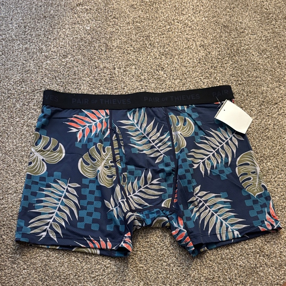 Pair of Thieves Tropical Print Boxer Briefs